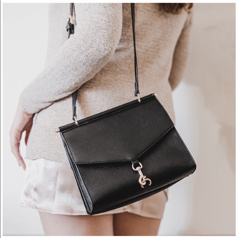 Lionel Brittany Black Vegan Leather Crossbody/Bag - Picture 1 of 15